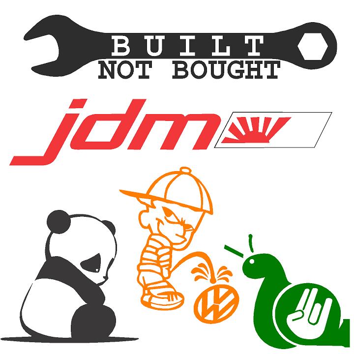 JDM vinyl decals